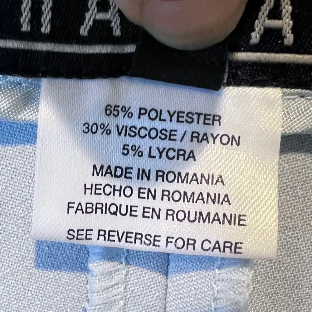 Thalian Womens Light Blue 2 Piece Knit Sweater and Pants‎ Set Size 10 Romania